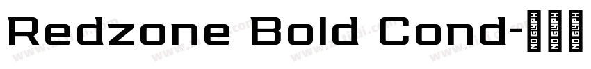Redzone Bold Cond字体转换
